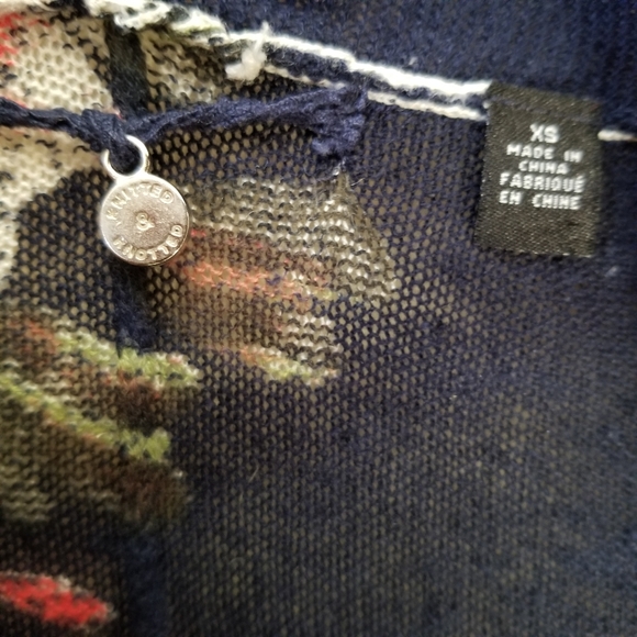 Anthropologie knitted & knotted floral cardigan - Picture 12 of 12